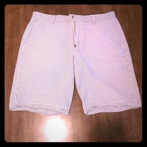 J crew used striped short. Sz 34